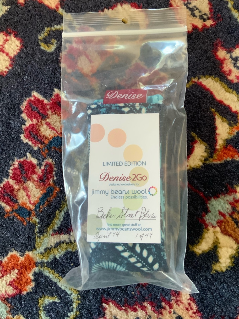 Limited Edition Denise 2Go Jimmy Beans Wool Baker Street Blue 1 of 44